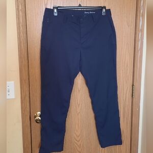 Tommy Bahama Men's Flat Front Navy Chinos